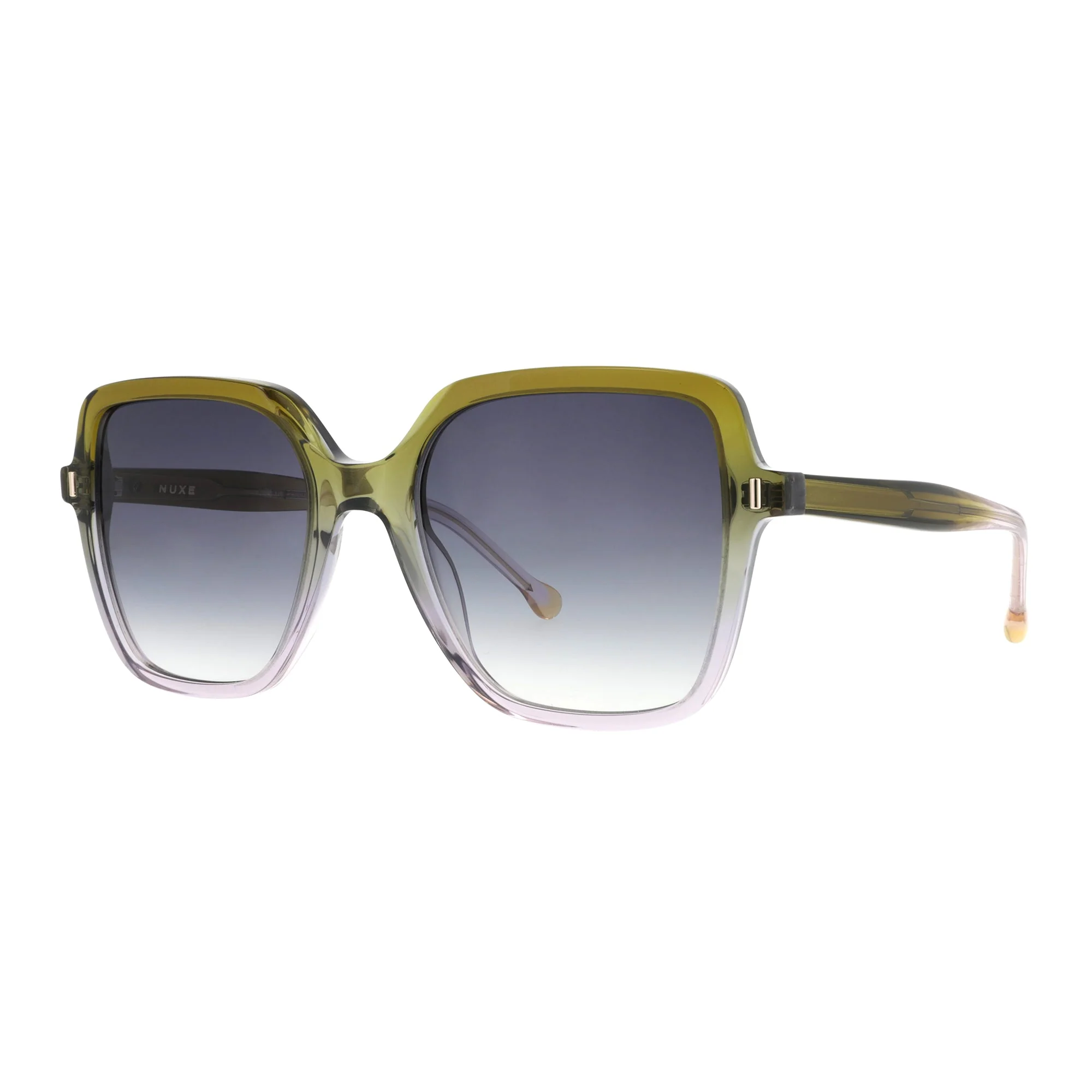 Lunettes de soleil Soyeuse - Dégradé Kaki Gris Violet - Image 2