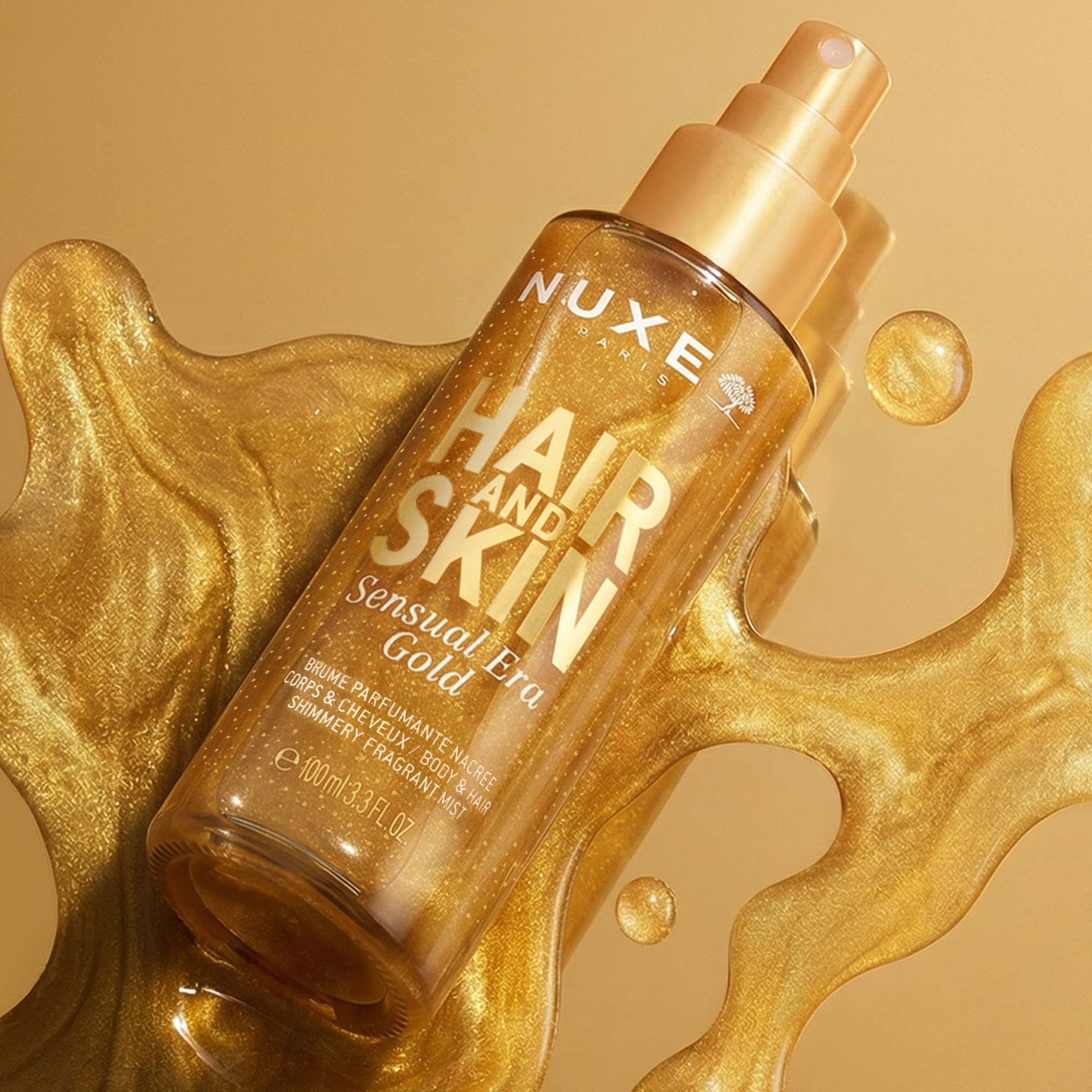 Sensual Era Gold Shimmery body and hair fragrant mist - Image 2